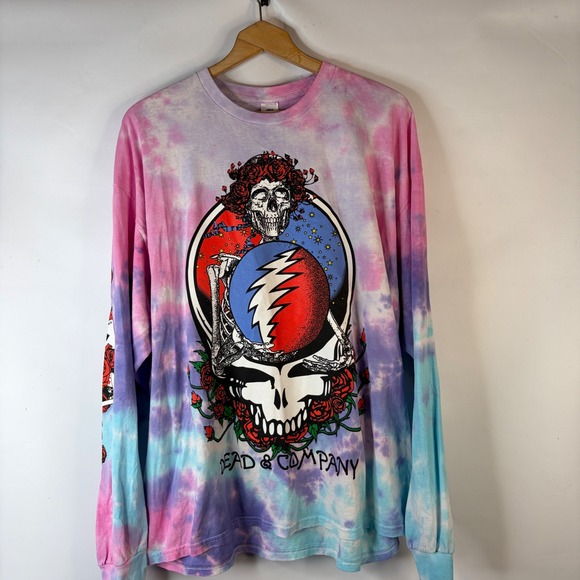 Colortone Other - Dead & Company Long Sleeve Shirt 2XL Tie Dye Dead Forever Sphere Las Vegas